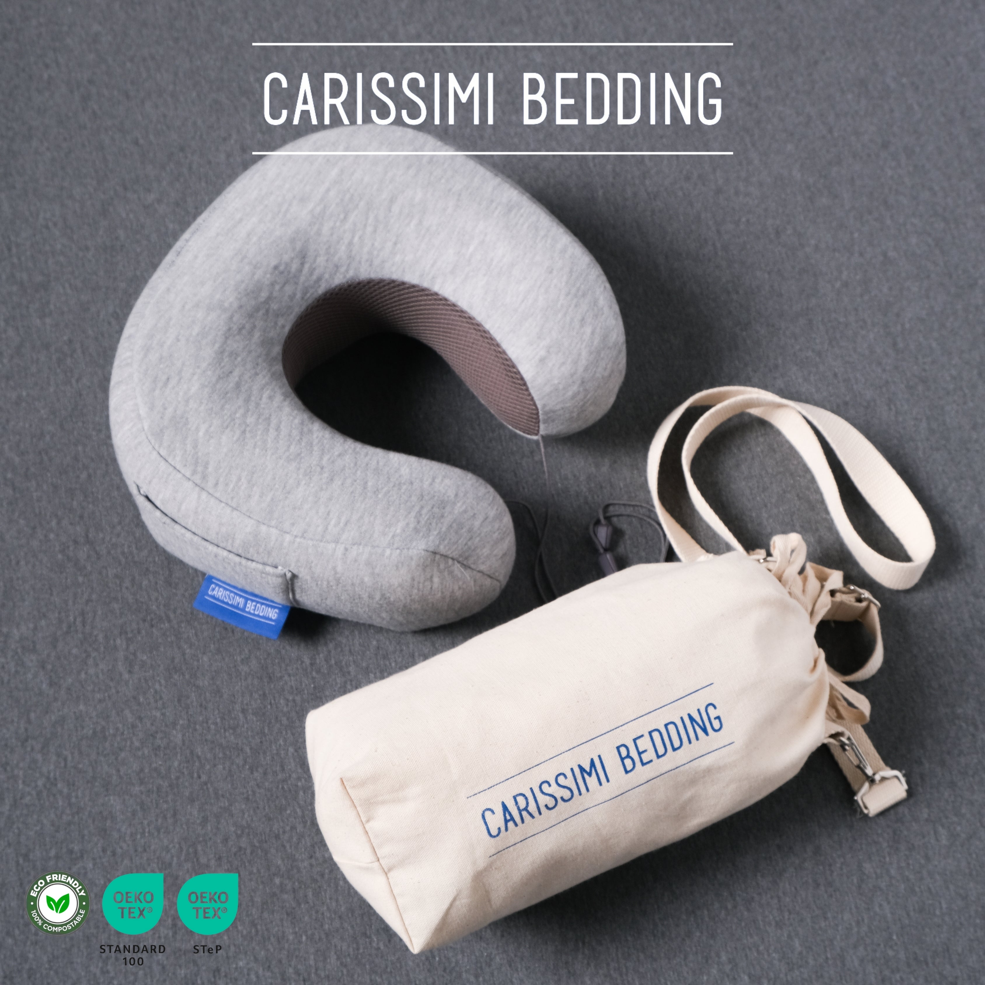 Carissimi Travel Pillow – patogumas keliaujant